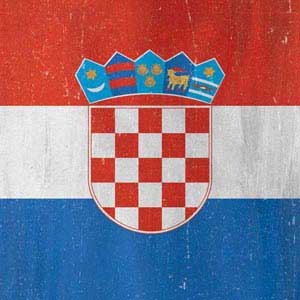 Croatia Flag Distressed PS5 Bundle Skin